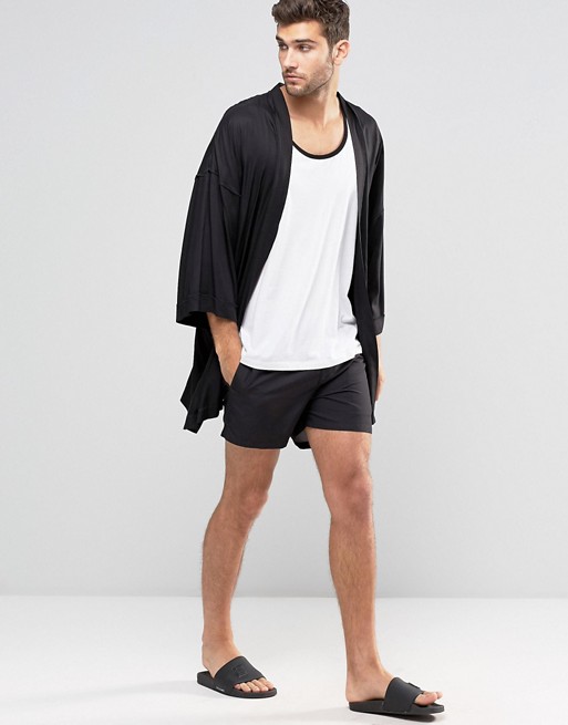 Černé šortkové plavky ASOS - Neon IBIZA1